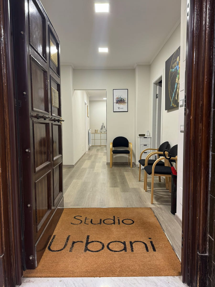 L'ingresso dello Studio Urbani